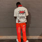 BANKROLL V2 CLOUDED FLARE SWEATPANTS